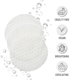 Nip+Fab pad texture close-up saturated with exfoliating solution