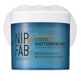 NIP+FAB jar front view showing product and usage benefit