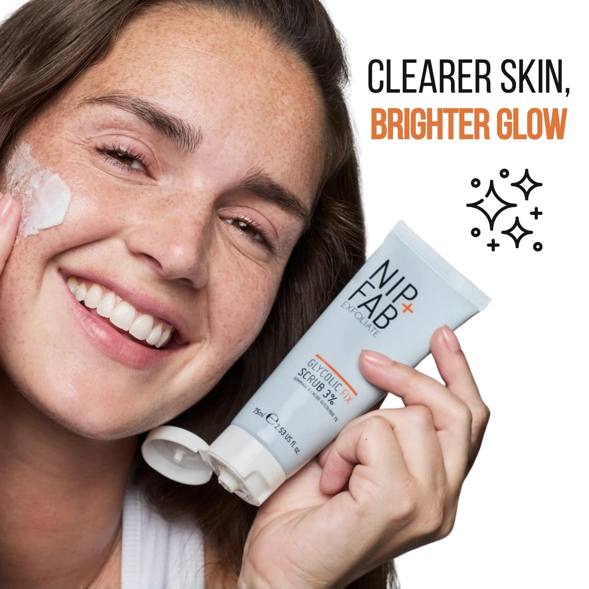 Nip+Fab paired with sunscreen illustrating post-exfoliation care