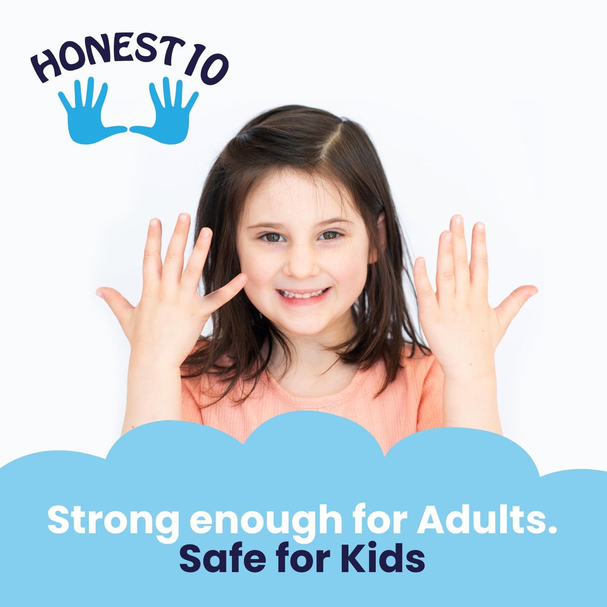 Nipit Honest10 packaging label detail showing pediatric-approved and lab-tested