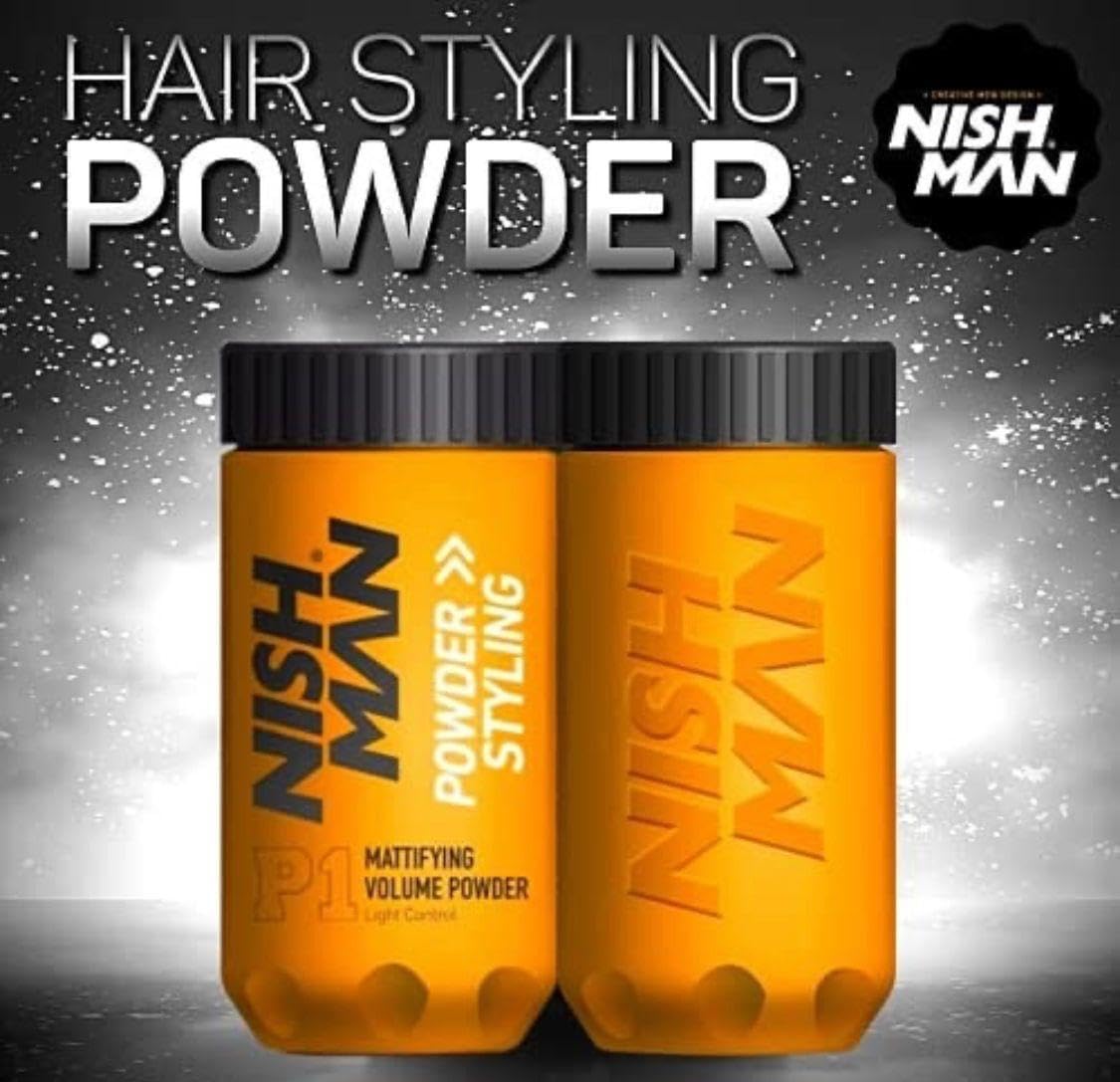 nishman P1 lifestyle male styled hair showing matte texture and reworkable hold