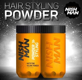 nishman P1 lifestyle male styled hair showing matte texture and reworkable hold