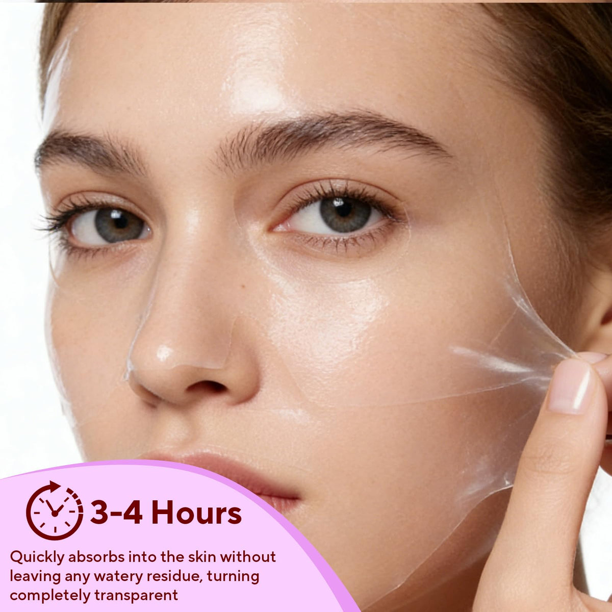 Nityrliv close-up of hydrogel texture showing serum lock-in