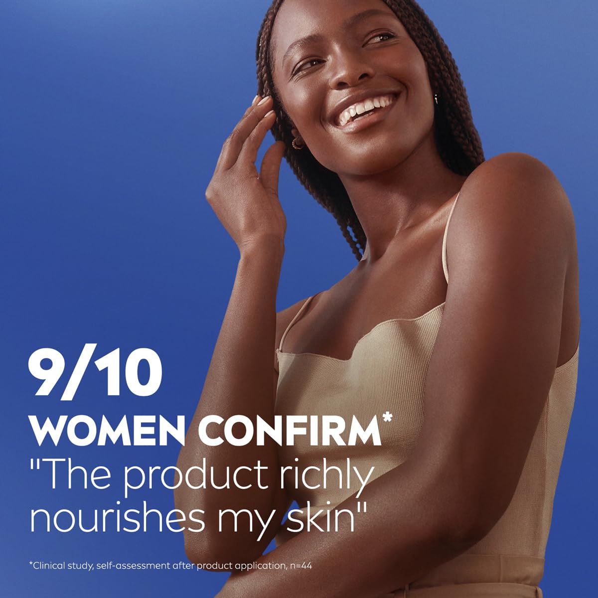 NIVEA almond oil and hyaluronic acid visual highlighting nourishing blend
