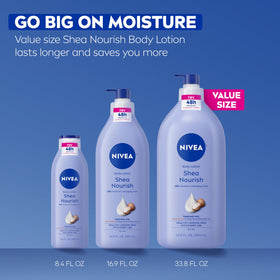 NIVEA bottle in bathroom setting showing daily routine convenience