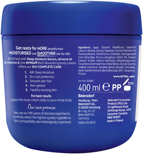 NIVEA on bathroom shelf lifestyle shot for daily routine benefit