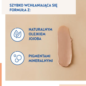 NIVEA BB Cream applied with fingertips for fast even coverage