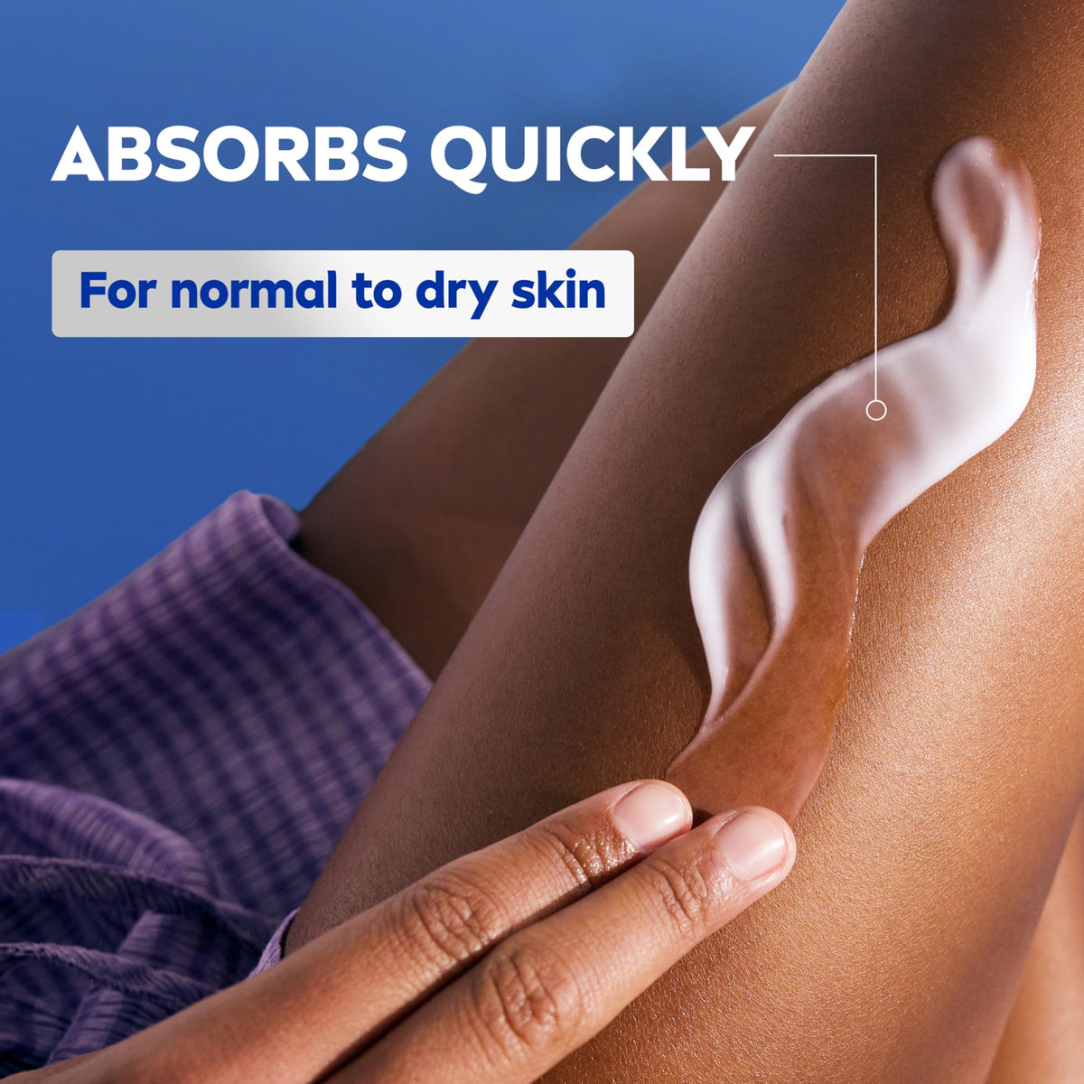 NIVEA label close-up showing ingredients and dermatologically tested reassurance