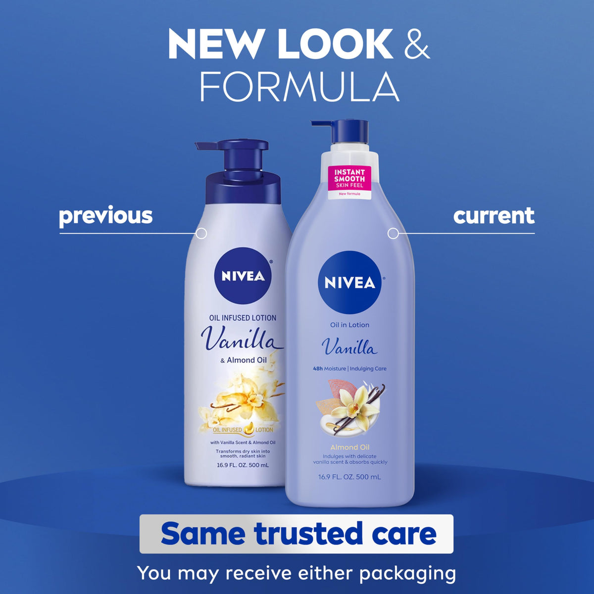 NIVEA cream texture close-up revealing oil-infused smoothness for softer skin