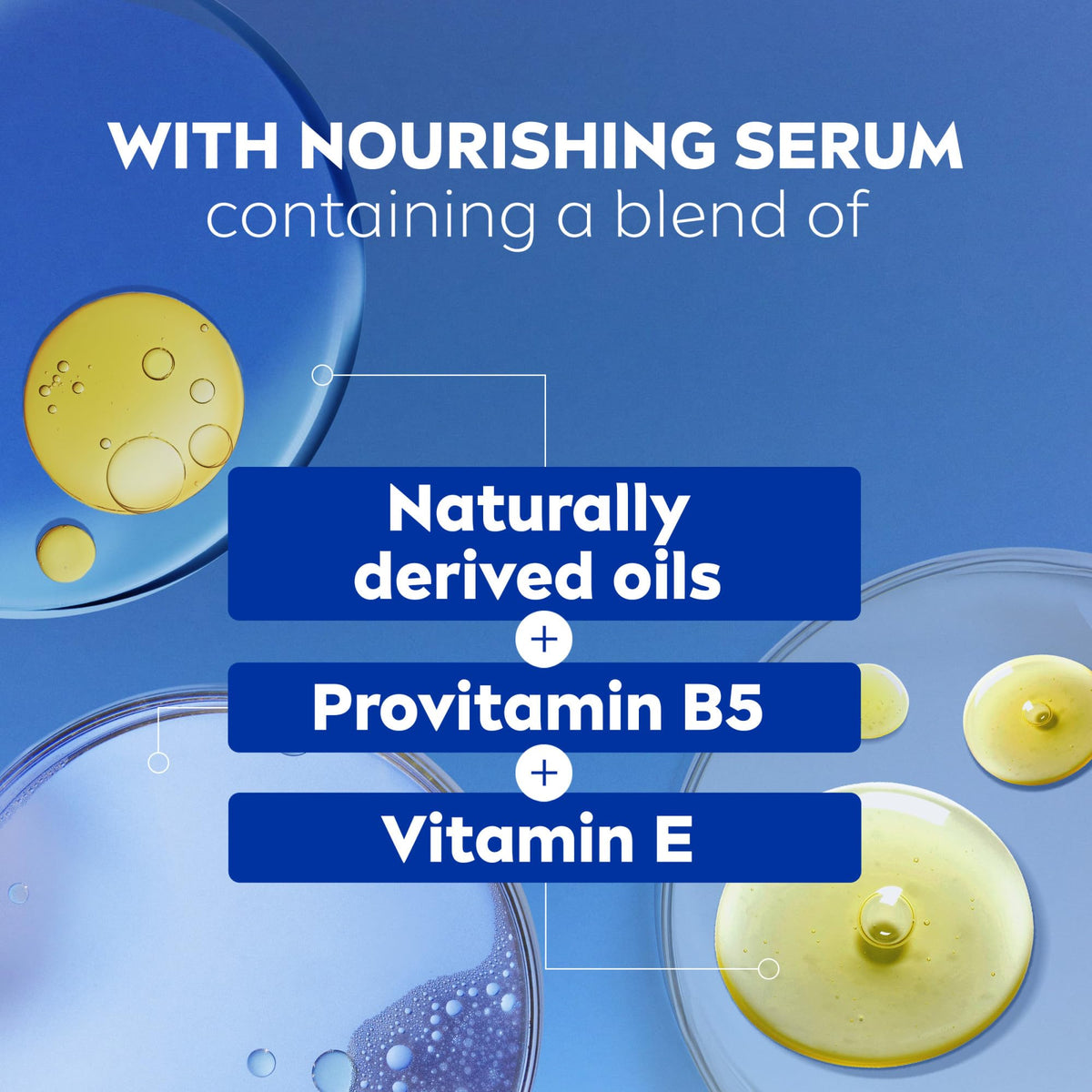Person showering with NIVEA to show sensory coconut aroma and refreshed skin