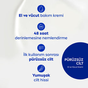 NIVEA cream texture close-up highlighting rich shea butter and smooth absorption benefit