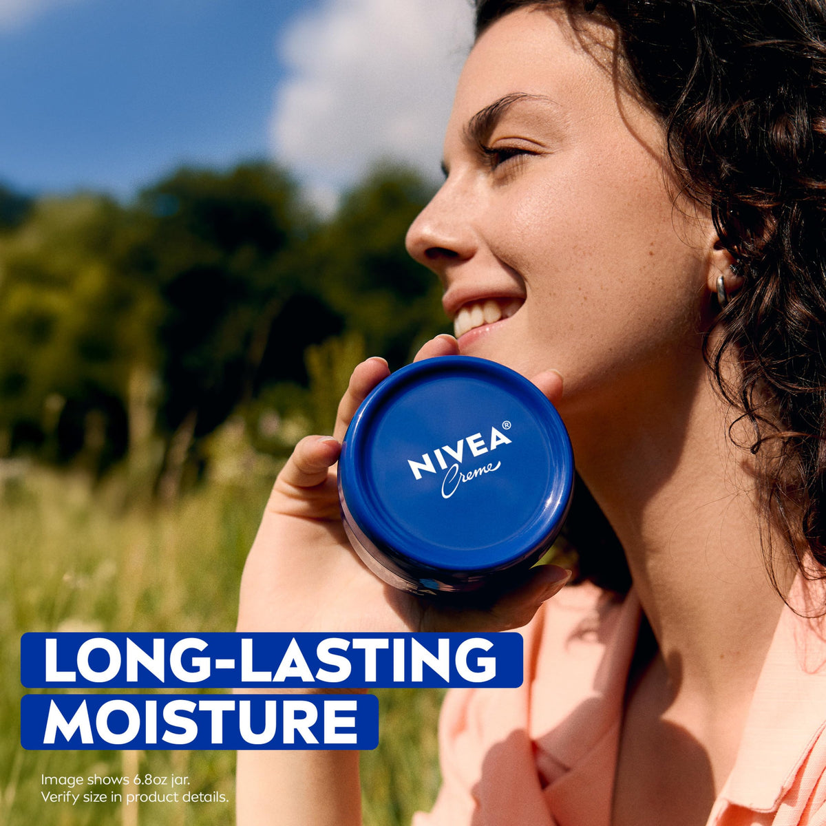 NIVEA Creme rubbed into hands showing quick absorption benefit