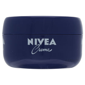 NIVEA creme open jar close-up showing smooth texture and deep moisturizing appeal