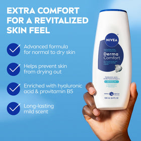 NIVEA back label ingredients view highlighting gentle formula