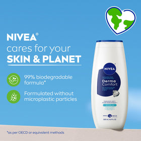 NIVEA before and after skin texture showing softer appearance