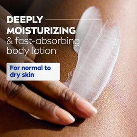 NIVEA product duo beside a hand to show scale and convenient sizes