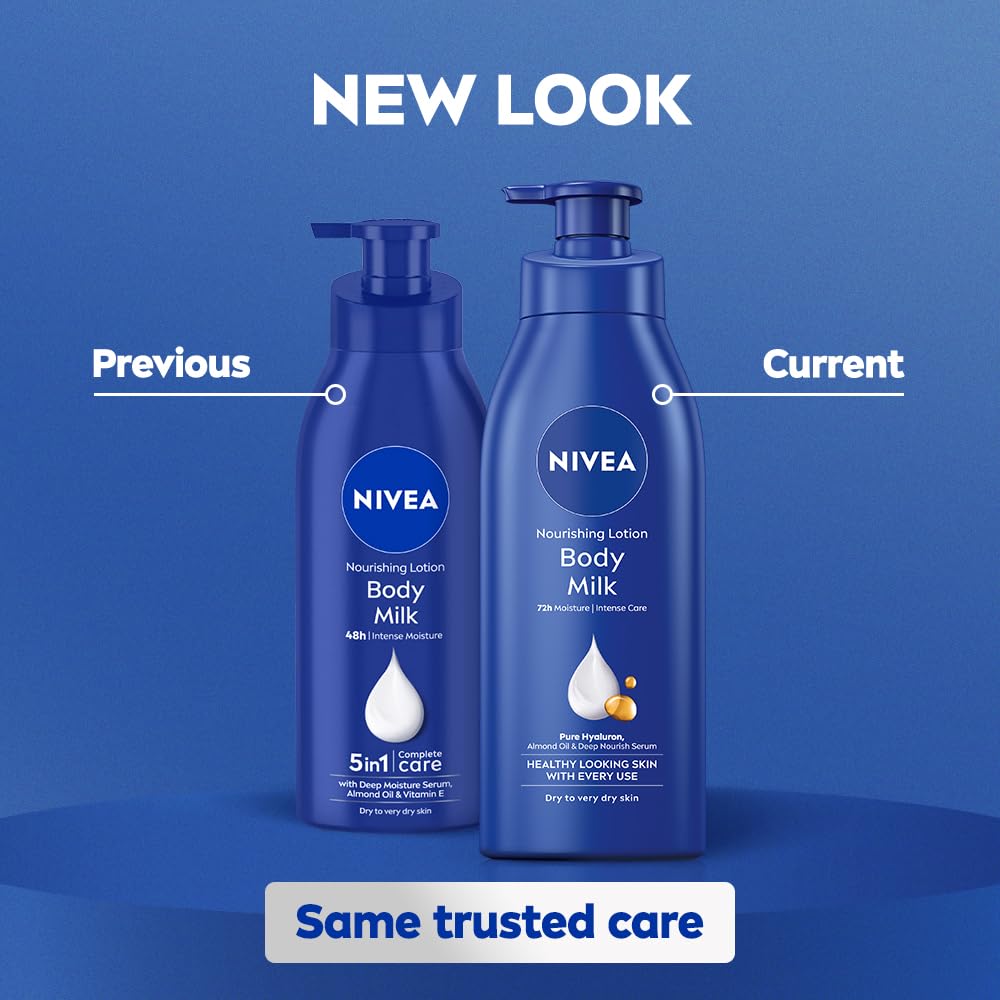 NIVEA applied to elbow and knee focusing on smoothing rough, dry areas