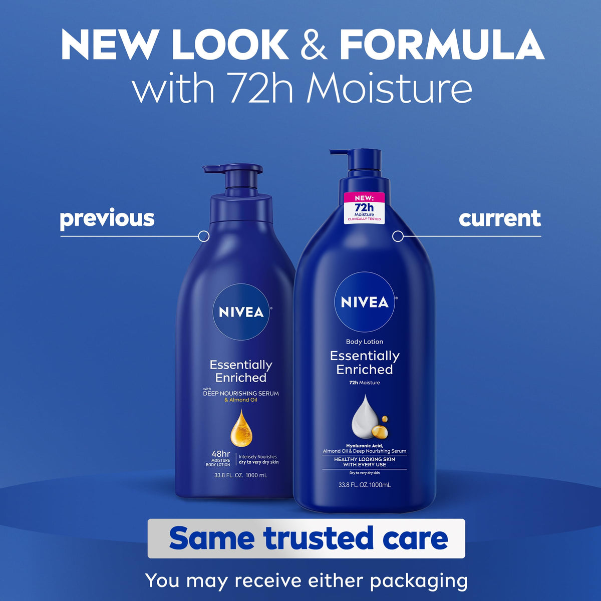 NIVEA back label close-up showing ingredients and usage details