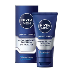 NIVEA for Men front tube showing label and convenient travel size benefit