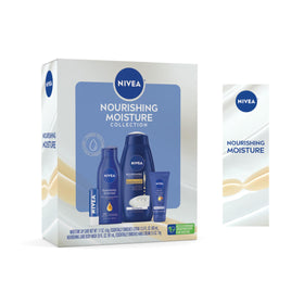 NIVEA front of package set showing all four products and gift-ready presentation