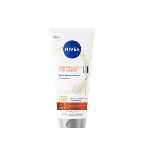 NIVEA front tube of serum-lotion showing branding and size for quick ID and benefit