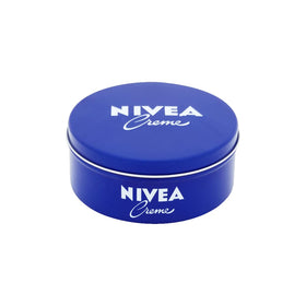 NIVEA metal tin front view showing authentic German label and trusted hydration