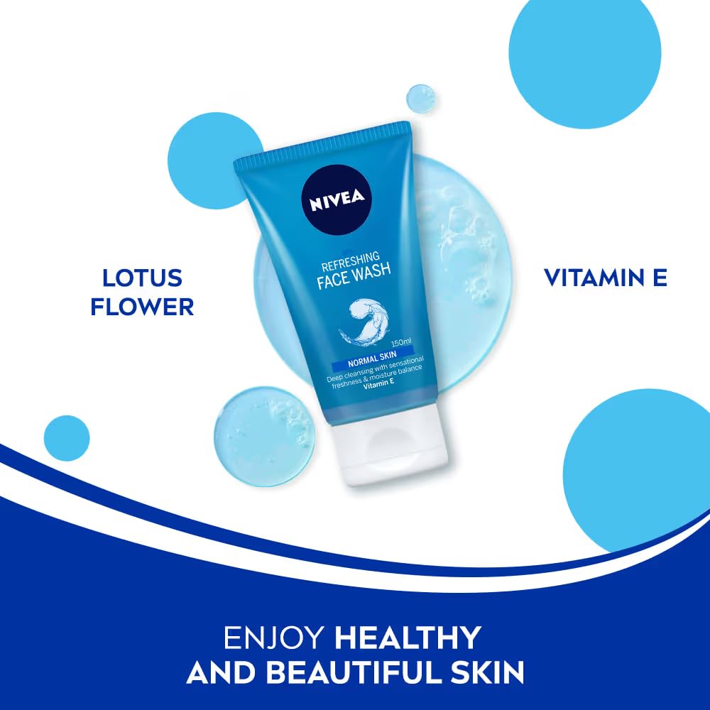 NIVEA label close-up highlighting Vitamin E ingredient and benefits