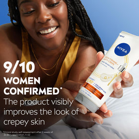 NIVEA lifestyle on bathroom shelf suggesting daily routine integration benefit