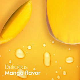 NIVEA brand mango ingredients display with shea butter and nourishing oils