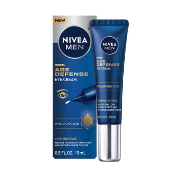 NIVEA MEN front packaging showing the 0.5 fl oz tube and product name offering compact hydration