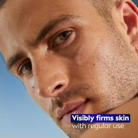 NIVEA MEN in morning routine setting demonstrating layering under sunscreen