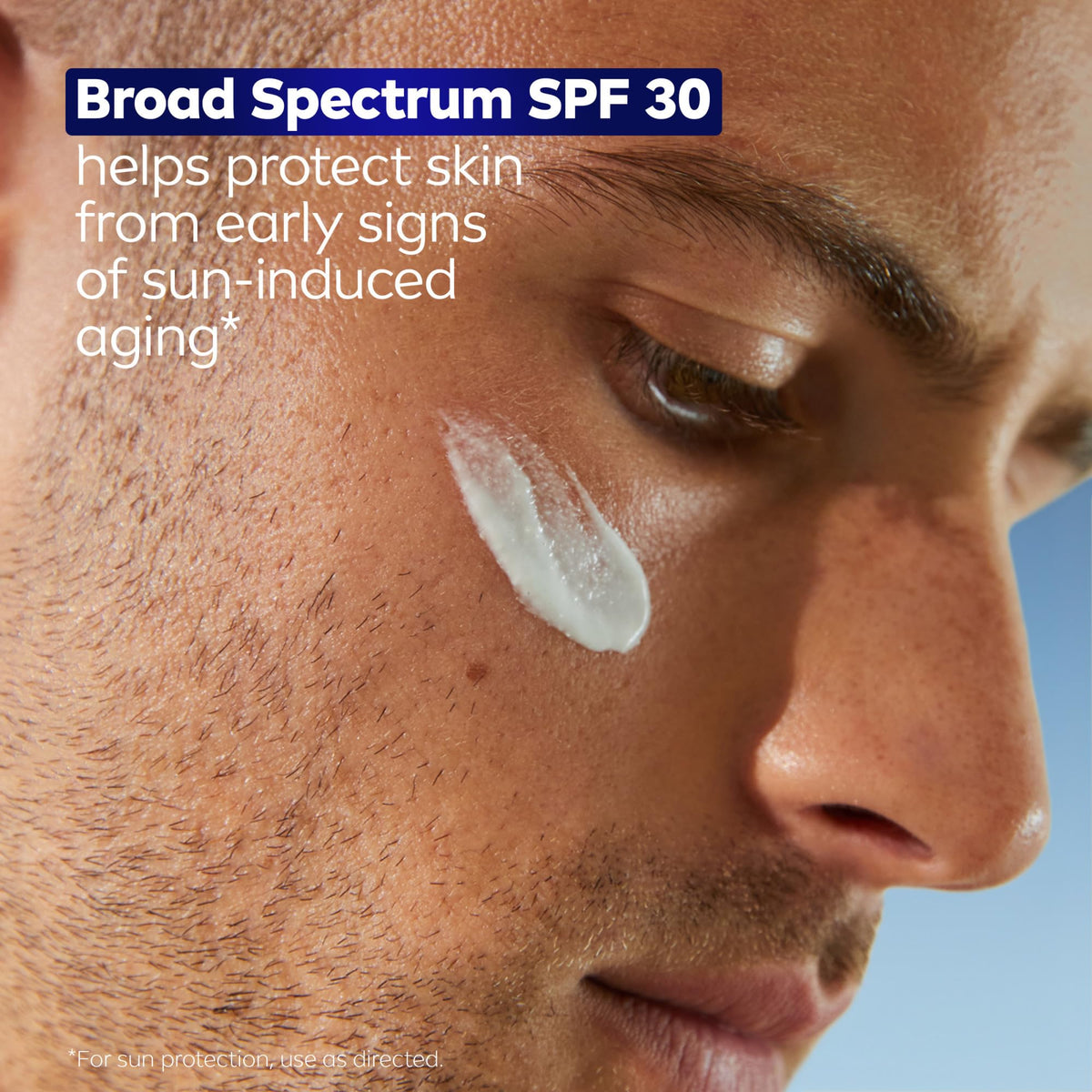 NIVEA MEN cream texture closeup highlighting fast absorption