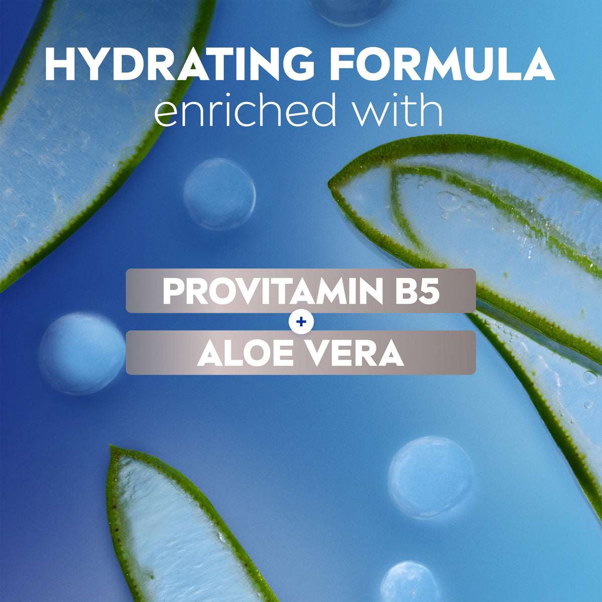 NIVEA MEN being applied on hand demonstrating quick-absorbing, non-greasy feel