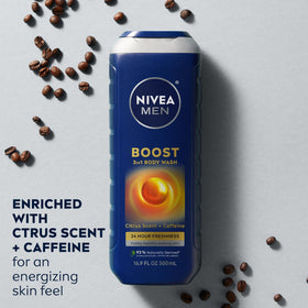 NIVEA MEN cap open pouring gel for controlled use and convenience