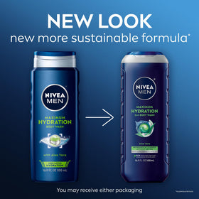 NIVEA MEN back label with ingredients and usage details for informed buyers