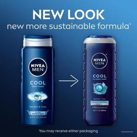 NIVEA MEN texture close-up highlighting menthol cooling feel