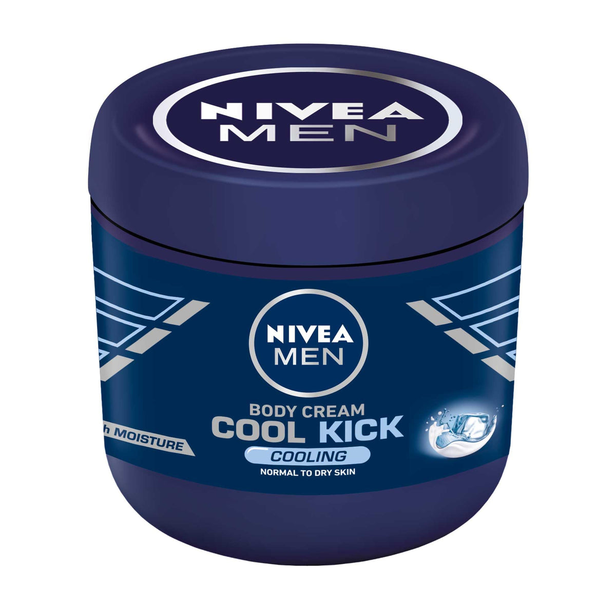 NIVEA men after shower bathroom setting showing post-shower hydration