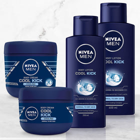 NIVEA men in gym bag lifestyle image showing convenient on-the-go refresh