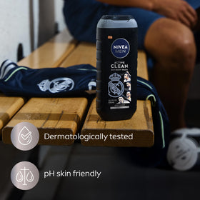 NIVEA MEN foam lather on hair showing effective shampoo performance