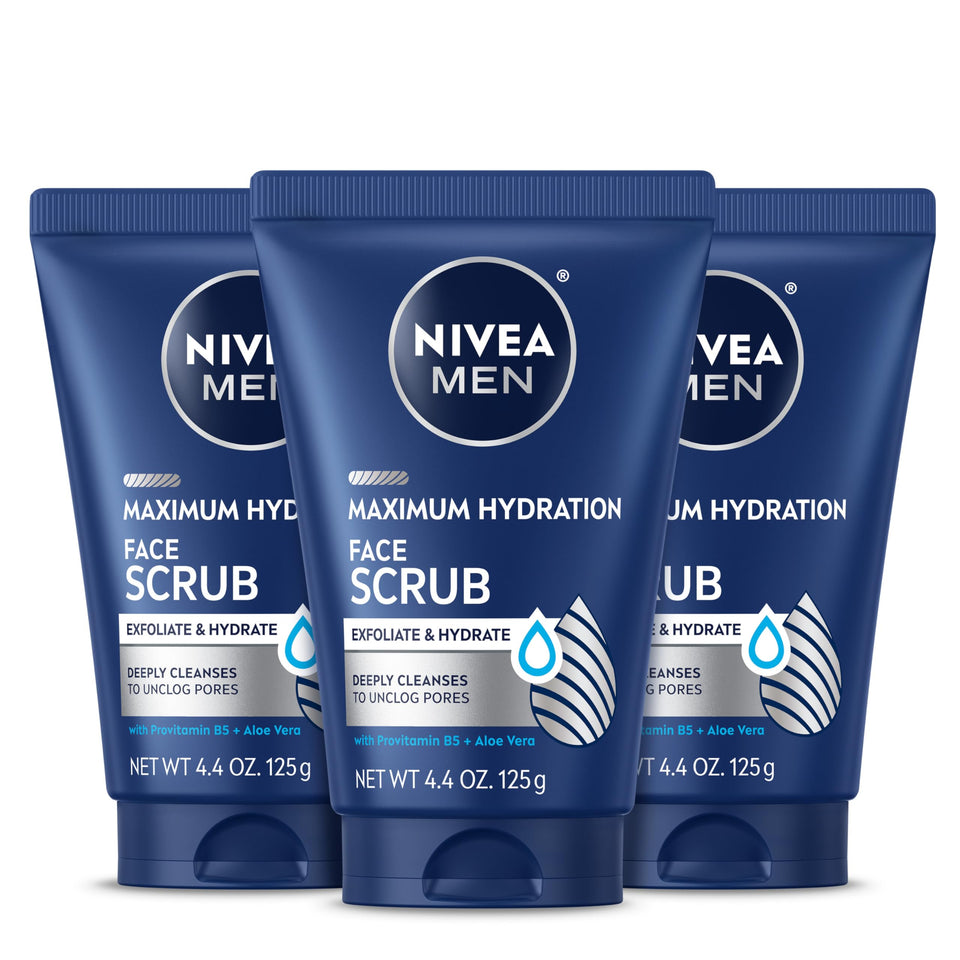 NIVEA MEN front tube showing product branding and benefits for easy recognition