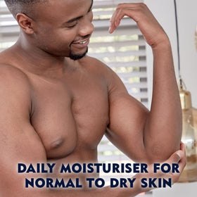 NIVEA Men jar on bathroom shelf suggesting daily grooming routine convenience