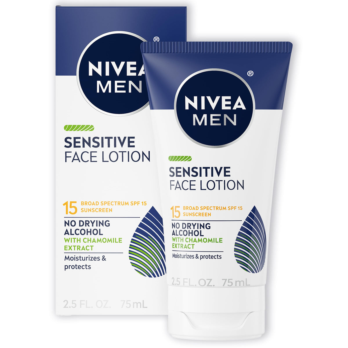 NIVEA MEN tube close-up highlighting label and travel-friendly tube