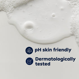 NIVEA MEN in-shower use showing quick rinsing and skin comfort