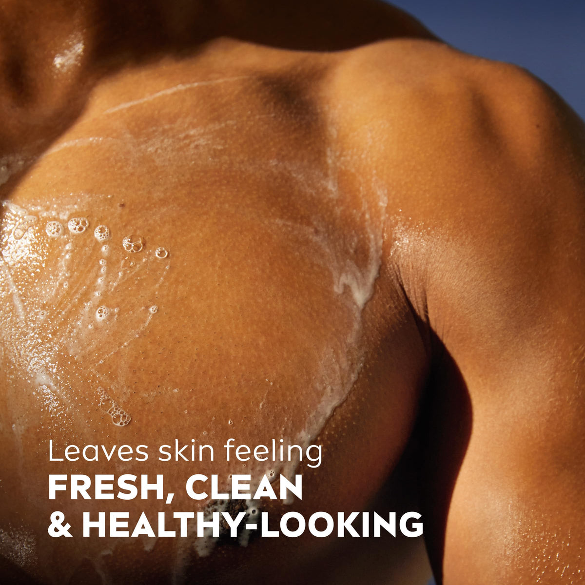 NIVEA MEN lather in hair showing gentle shampooing and manageable foam