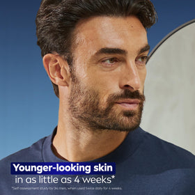 NIVEA MEN hyaluronic texture on skin showing quick absorption benefit