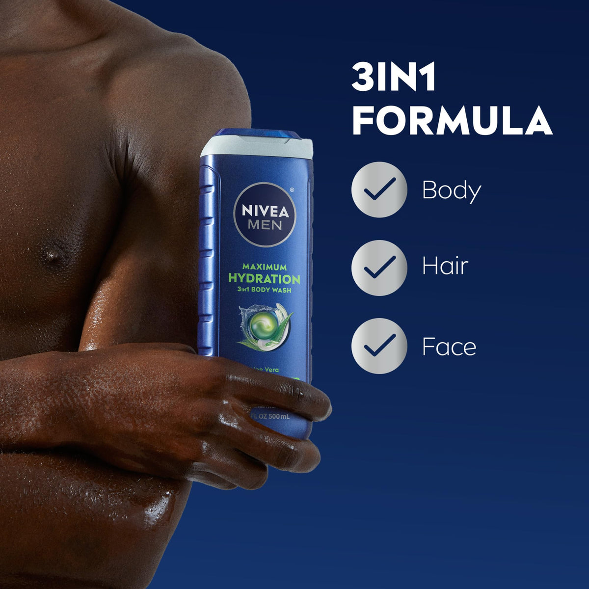 NIVEA MEN creamy lather texture close-up showing moisturising foam