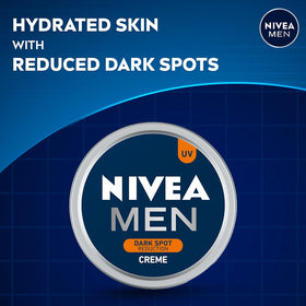 NIVEA MEN close-up texture shot showing lightweight cream and quick absorption benefit