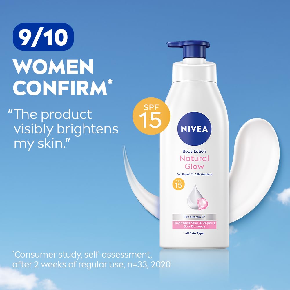 NIVEA applied on forearm demonstrating quick absorption and smooth finish