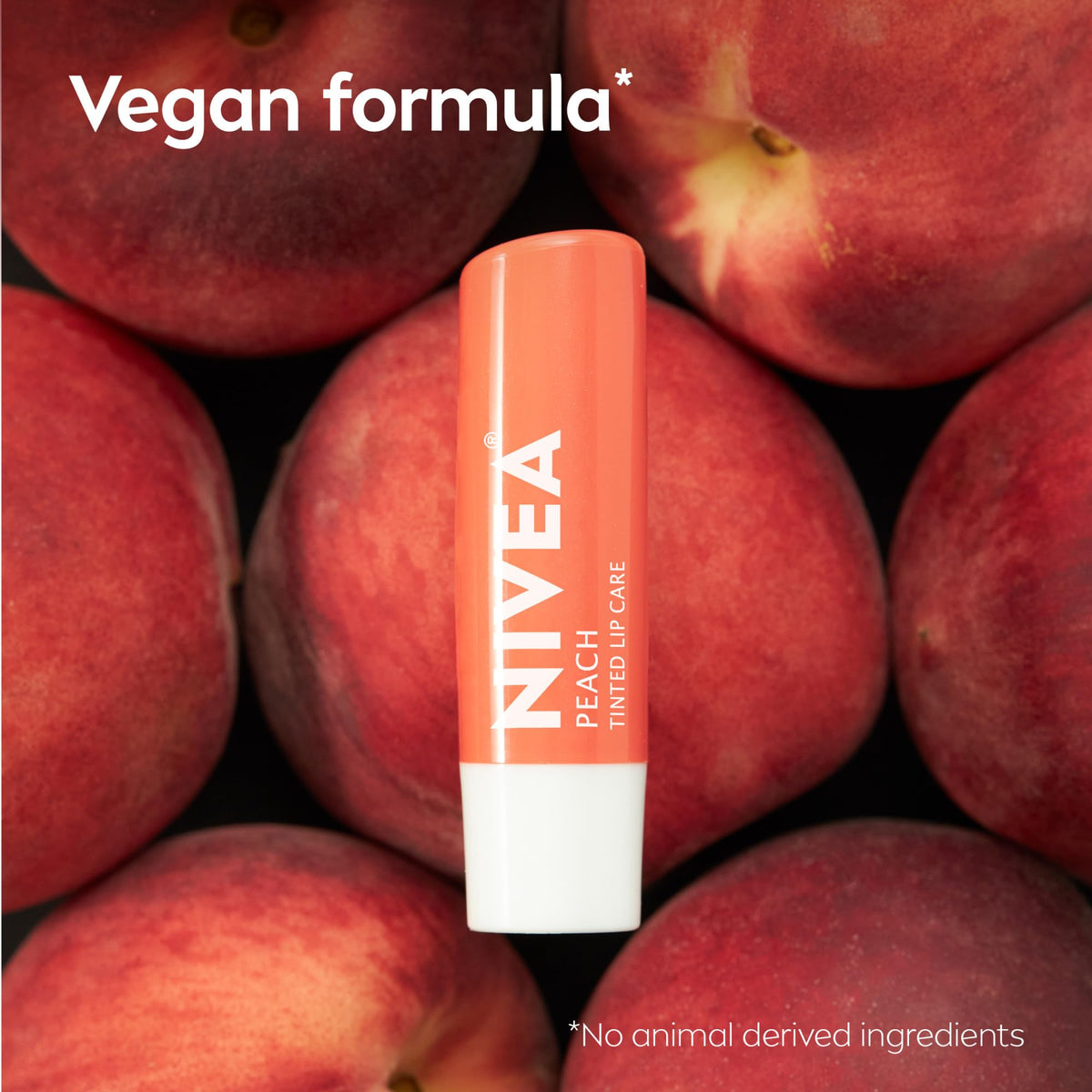 NIVEA back label details and vegan claims signaling clean formulation