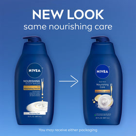 NIVEA pump and cap detail for easy dispensing and controlled use